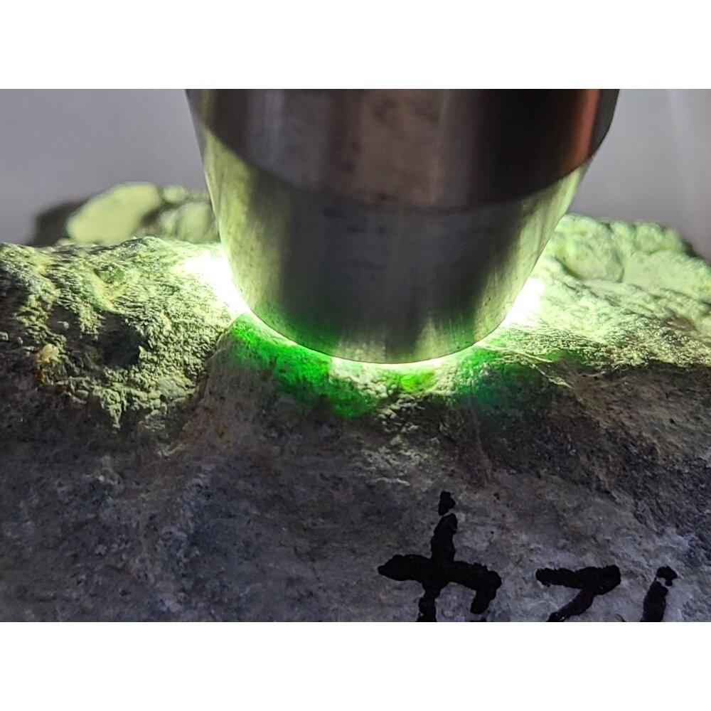 【七彩翡翠】危料 瓜料 瓜地馬拉 墨翠 原石 賭 牌子 戒面 台灣出貨  924g-細節圖5