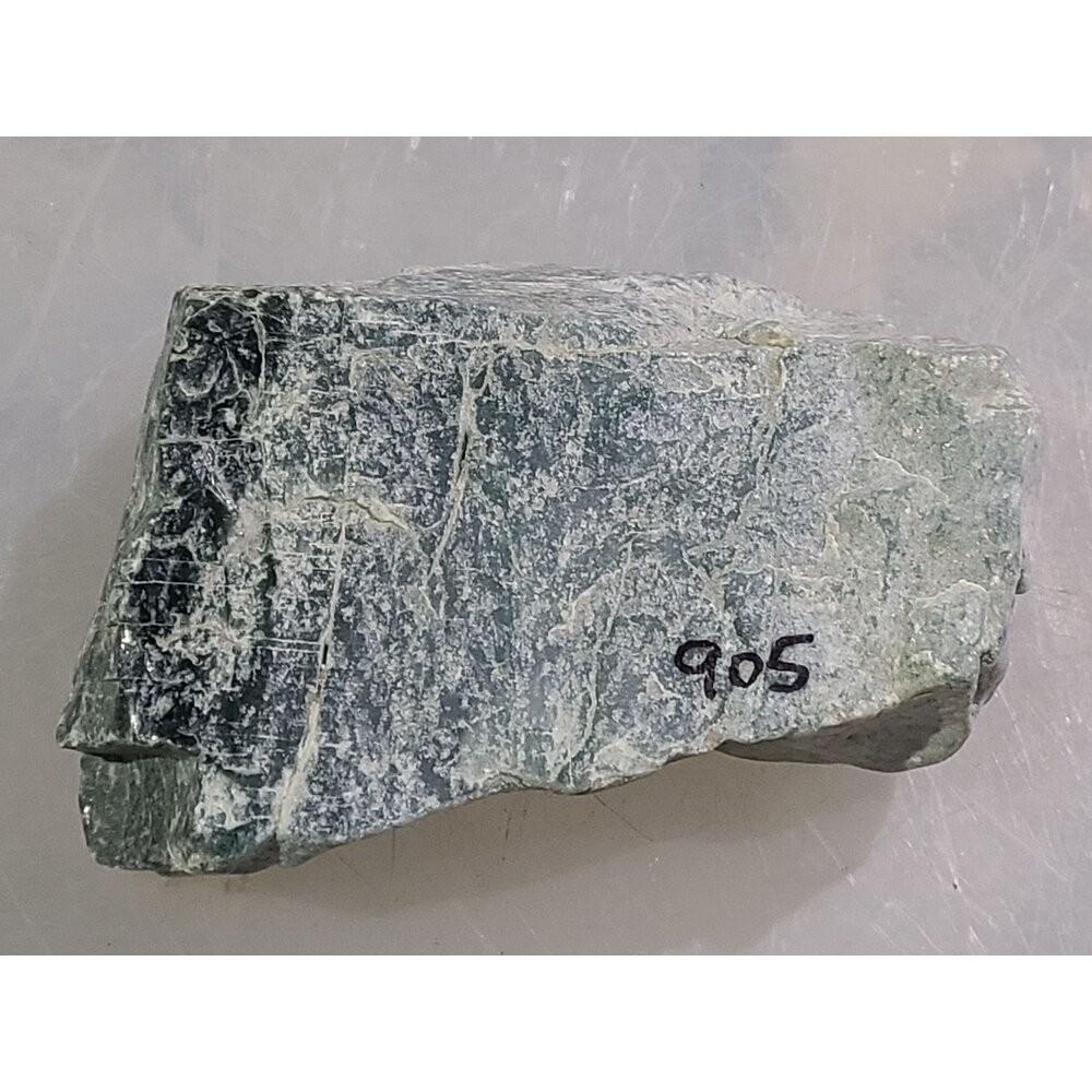 【七彩翡翠】危料 瓜料 瓜地馬拉 脫砂 墨翠 原石 賭 牌子 戒面 台灣出貨  905g-細節圖8