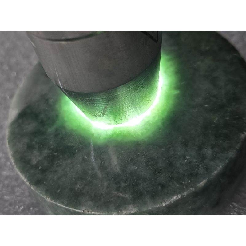 【七彩翡翠】編號120 緬甸 翡翠 天然 原石 翡翠毛料 全明料 拋光料 手鐲芯 文鎮 擺件 雕刻件 練雕-細節圖7