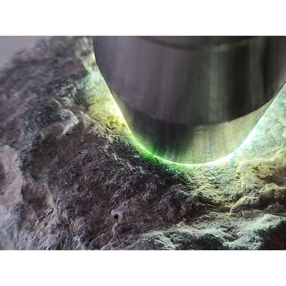 【七彩翡翠】危料 瓜料 瓜地馬拉 脫砂 墨翠 原石 賭 牌子 戒面 台灣出貨  490g-細節圖5