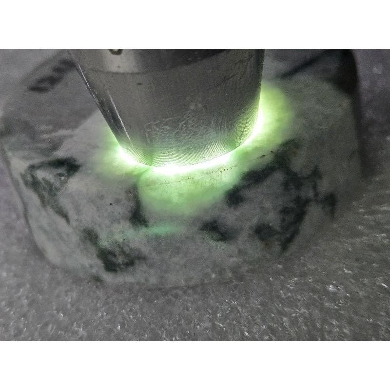 【七彩翡翠】編號124 緬甸 翡翠 天然 原石 翡翠毛料 全明料 拋光料 手鐲芯 文鎮 擺件 雕刻件 練雕-細節圖3