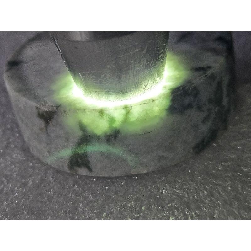 【七彩翡翠】編號124 緬甸 翡翠 天然 原石 翡翠毛料 全明料 拋光料 手鐲芯 文鎮 擺件 雕刻件 練雕-細節圖4