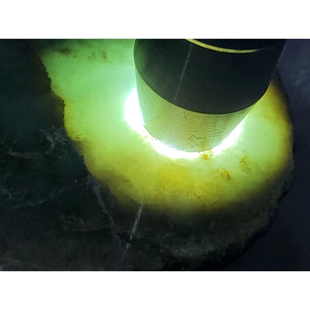 【七彩翡翠】 緬甸 翡翠 天然 原石 翡翠毛料 半明料 改口料 局部拋光 台灣現貨 546g-細節圖6