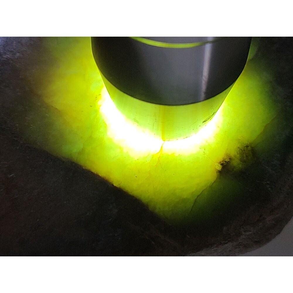 【七彩翡翠】 緬甸 翡翠 天然 原石 翡翠毛料 半明料 改口料 局部拋光 台灣現貨 750g-細節圖7