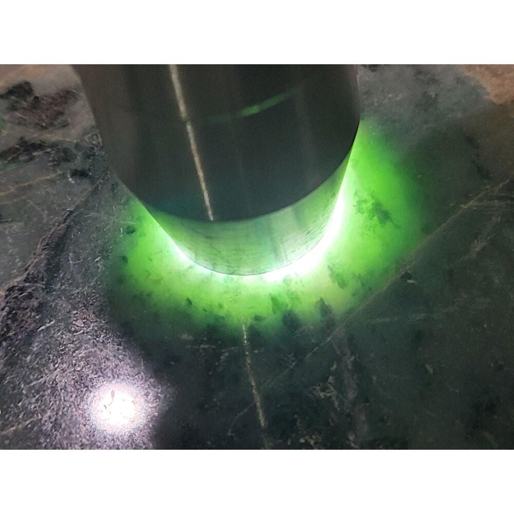 【七彩翡翠】 緬甸 翡翠 天然 原石 翡翠毛料 半明料 改口料 局部拋光 台灣現貨 552g-細節圖6