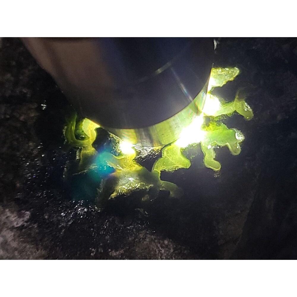 【七彩翡翠】 緬甸 翡翠 天然 原石 半賭石 開窗料 緬甸 翡翠 天然 原石 半明料 莫西沙場口 神仙場口 970g-細節圖3