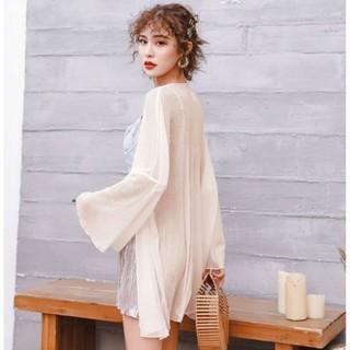 【QQSHOP】L00053 防曬 罩衫 遮陽 罩衫 比基尼 罩衫 海灘 渡假 旅遊 海島-細節圖3