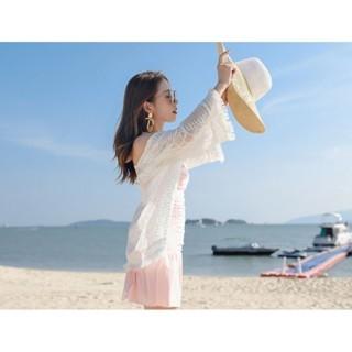 【QQSHOP】L00057 防曬 遮陽 罩衫 比基尼罩衫 披肩 波西米亞 海灘 渡假 玩水 溫泉-細節圖2