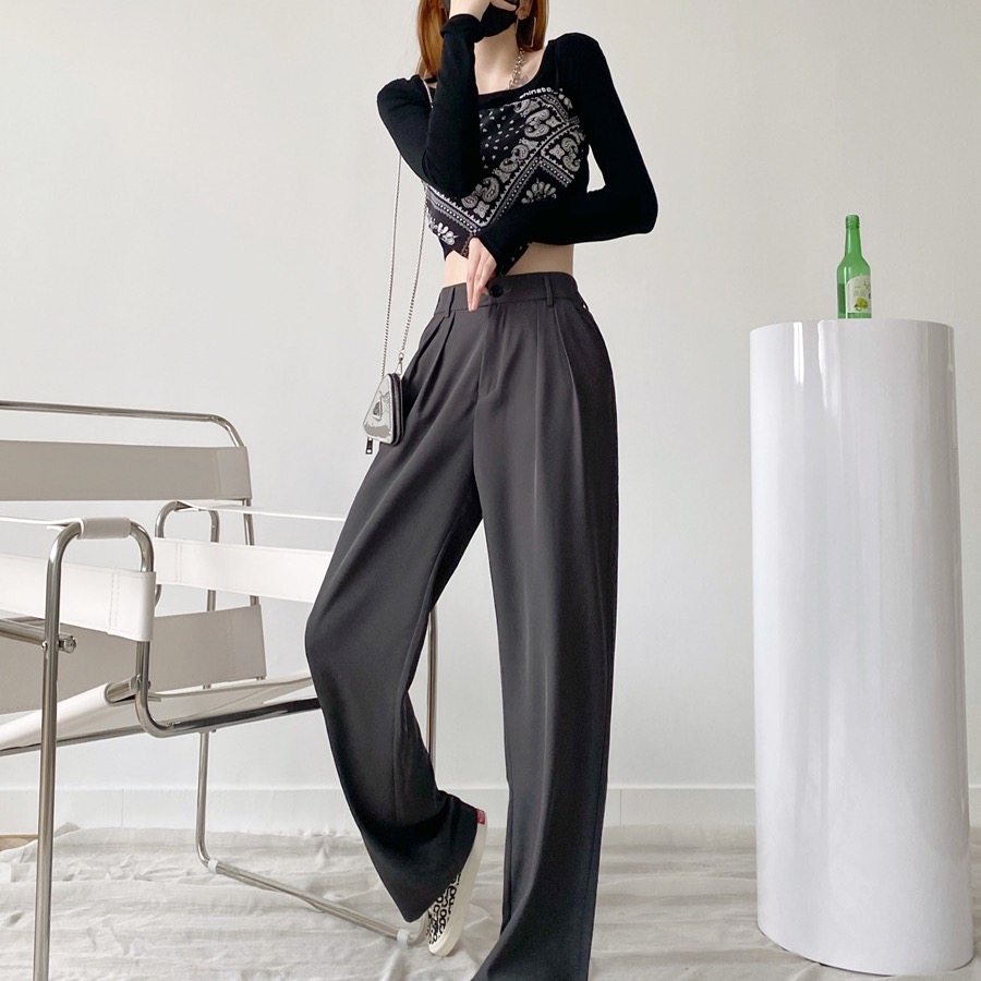 【高個子闊腿西裝褲】⭐️高個子⭐️高個子長褲⭐️顯瘦⭐️加長褲長⭐️超長褲長⭐️大長腿歐尼⭐️長腿⭐️別擔心褲子不夠長-細節圖6