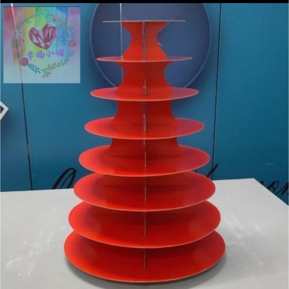 ❄️現貨❄️神明生日 壽桃紙架 祝壽擺宴用品 壽桃架 壽桃紙架 祝壽  點心架 蛋糕架 宴王用品 神明用品 點心架-細節圖4