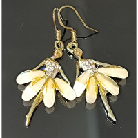 💜現貨💜芭蕾舞女孩耳環 氣質耳環 仙氣 氣質 少女心 芭蕾舞女孩鑲鑽耳環 禮服氣質百搭耳環 耳勾 鑲鑽耳針 耳針 耳