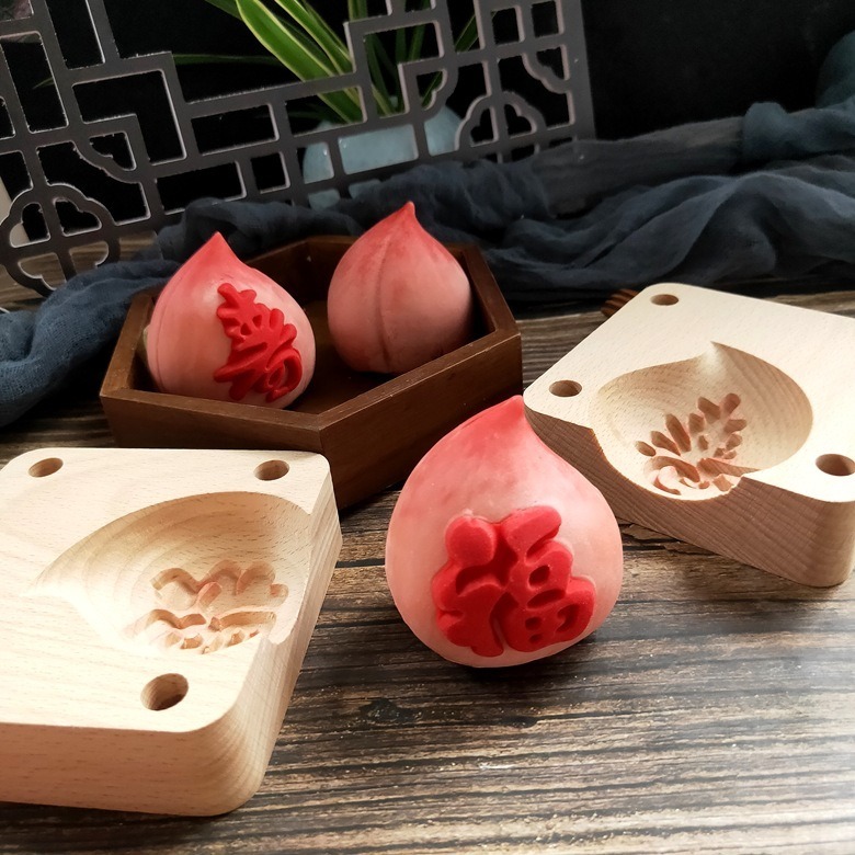 ❄️預購❄️木質立體饅頭模具 3D立體壽桃模具 麵食米粿蛋糕模具 饅頭模具 壽桃模具  模具 烘焙用具 烘焙 壽桃架-細節圖3