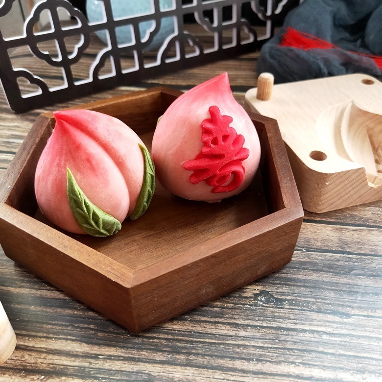 ❄️預購❄️木質立體饅頭模具 3D立體壽桃模具 麵食米粿蛋糕模具 饅頭模具 壽桃模具  模具 烘焙用具 烘焙 壽桃架-細節圖4