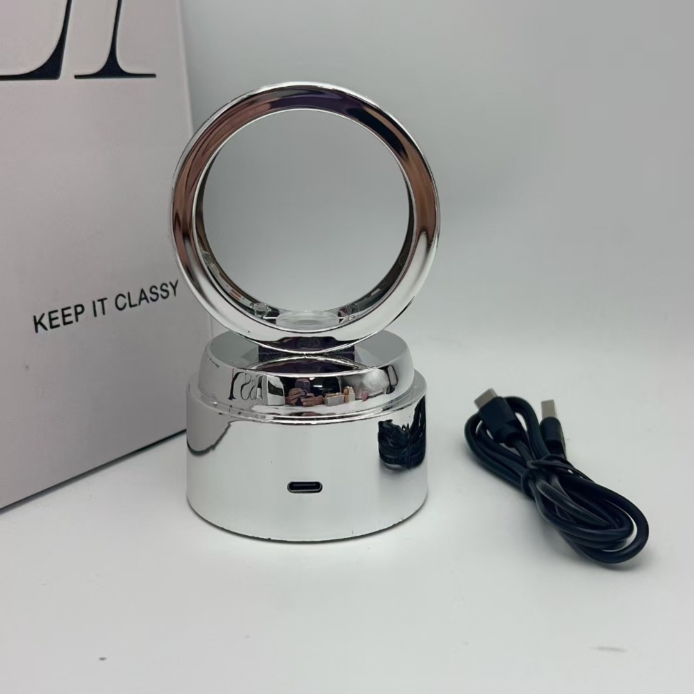 ❄️現貨❄️自動旋轉木質燈水晶球底座 水晶球底座 球托 手工藝品支架 底座 燈座 水晶球底托 USB水晶球底座 水晶球支-規格圖4