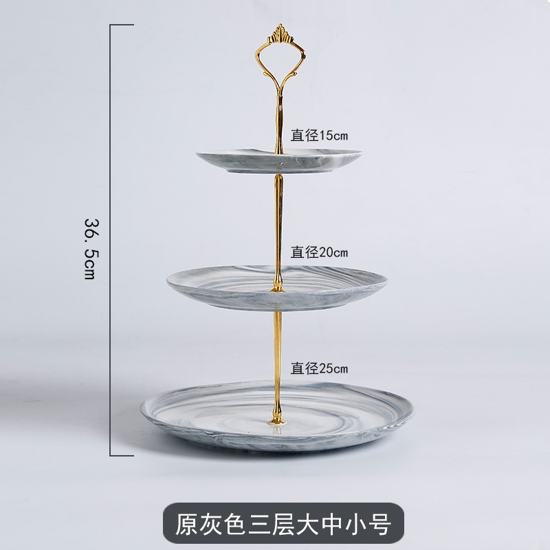 三層大中小號-灰色