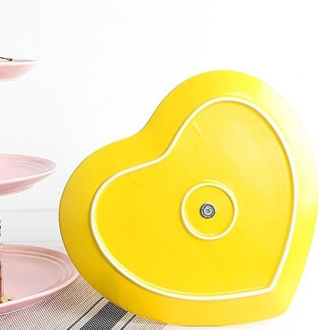 ❄️預購❄️愛心陶瓷三層水果盤 歐式客廳下午蛋糕架 水果盤 零食點心甜點糖果托盤日 陶瓷蛋糕架 多層下午茶點心架 心形蛋-細節圖7