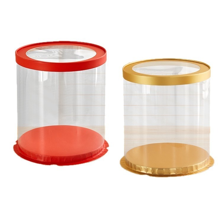 ❄️預購❄️4吋6吋8吋10吋高透生日蛋糕盒 加高烘焙多尺寸生日蛋糕盒 透明包裝 透明蛋糕盒 烘焙用具 壽桃包裝盒 包裝-細節圖3