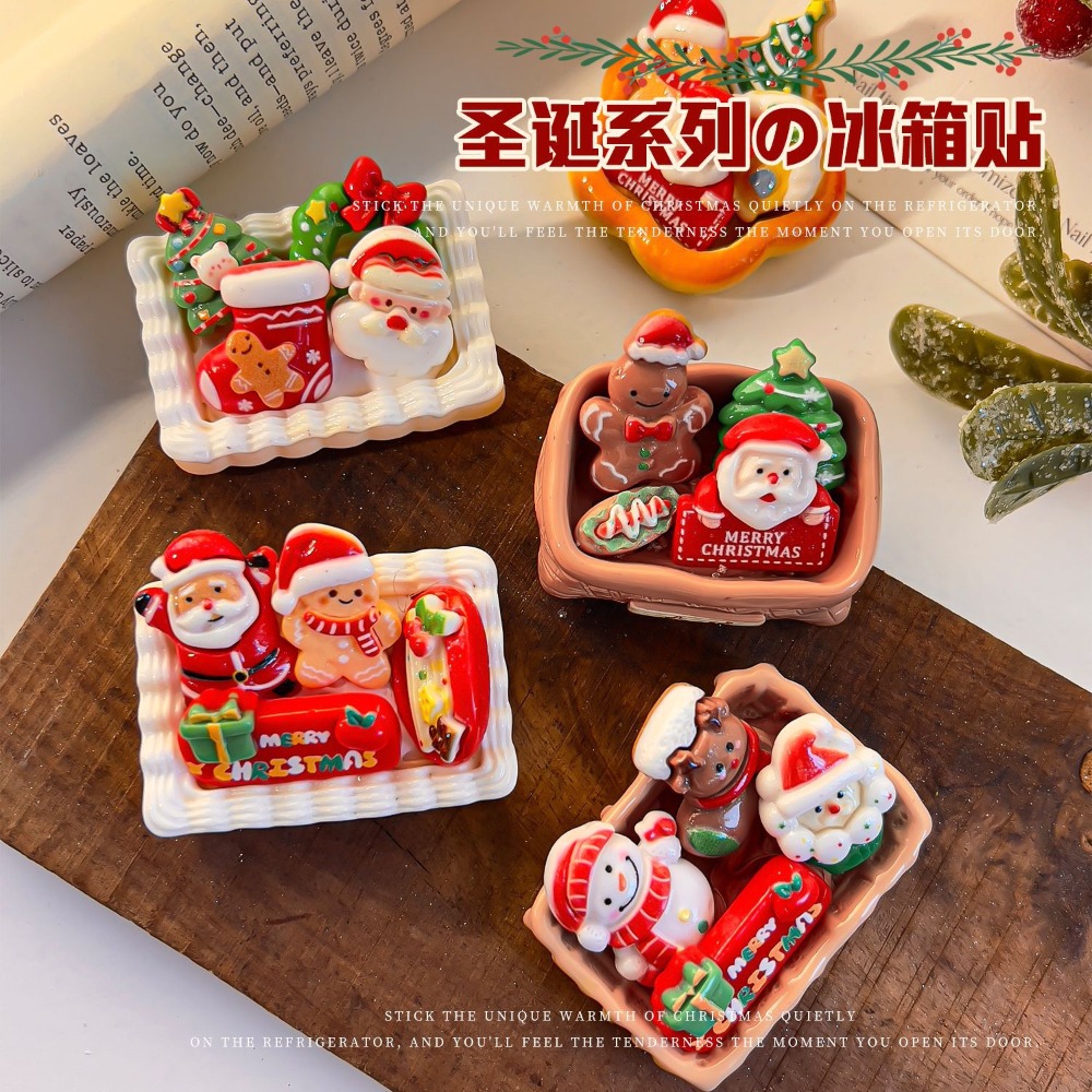 ❄️預購❄️聖誕節系列磁吸冰箱貼紙 聖誕節 可愛聖誕老人 聖誕雪人 創意造型冰箱貼 冰箱貼 可愛磁鐵 吸鐵 辦公室小物-細節圖4