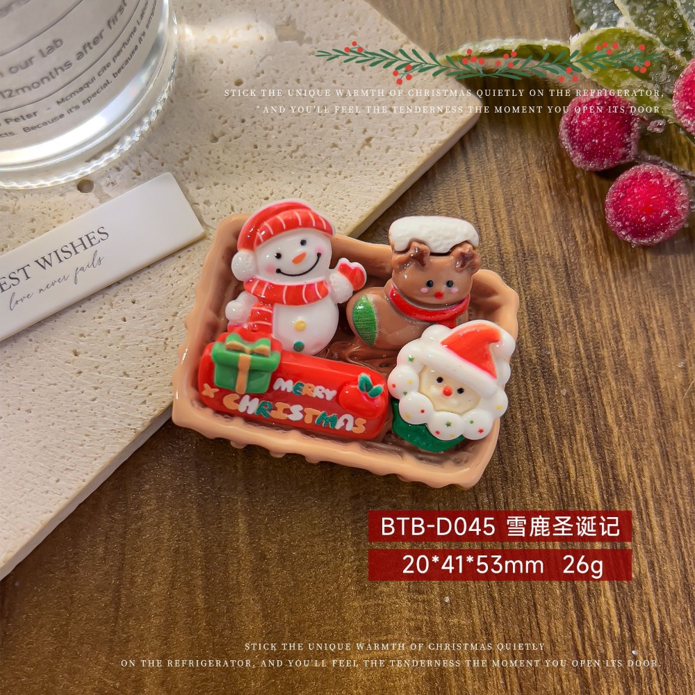 ❄️預購❄️聖誕節系列磁吸冰箱貼紙 聖誕節 可愛聖誕老人 聖誕雪人 創意造型冰箱貼 冰箱貼 可愛磁鐵 吸鐵 辦公室小物-規格圖5