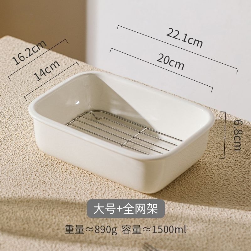 大號烤盤+304不鏽鋼濾油架