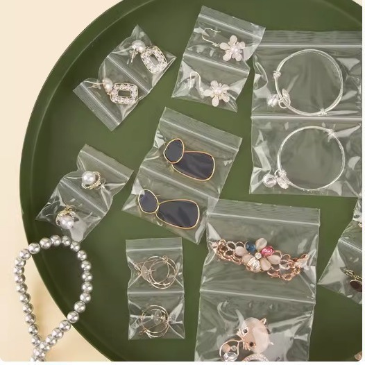 ❄️現貨❄️加厚透明雙層雙骨自封袋 雙層夾鏈透明袋 透明夾鏈袋 防刮防磨損封口袋 夾鏈袋 雙骨夾鏈袋 珠寶首飾包裝袋 包-細節圖2