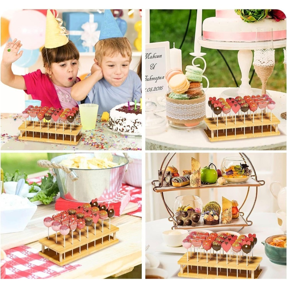 ❄️預購❄️木質棒棒糖展示架 桌面立式巧克力棒棒糖支架 冰糖葫蘆展示架 甜點架 棒棒糖展示架 棒棒糖 甜點裝飾架 棒棒糖-細節圖2