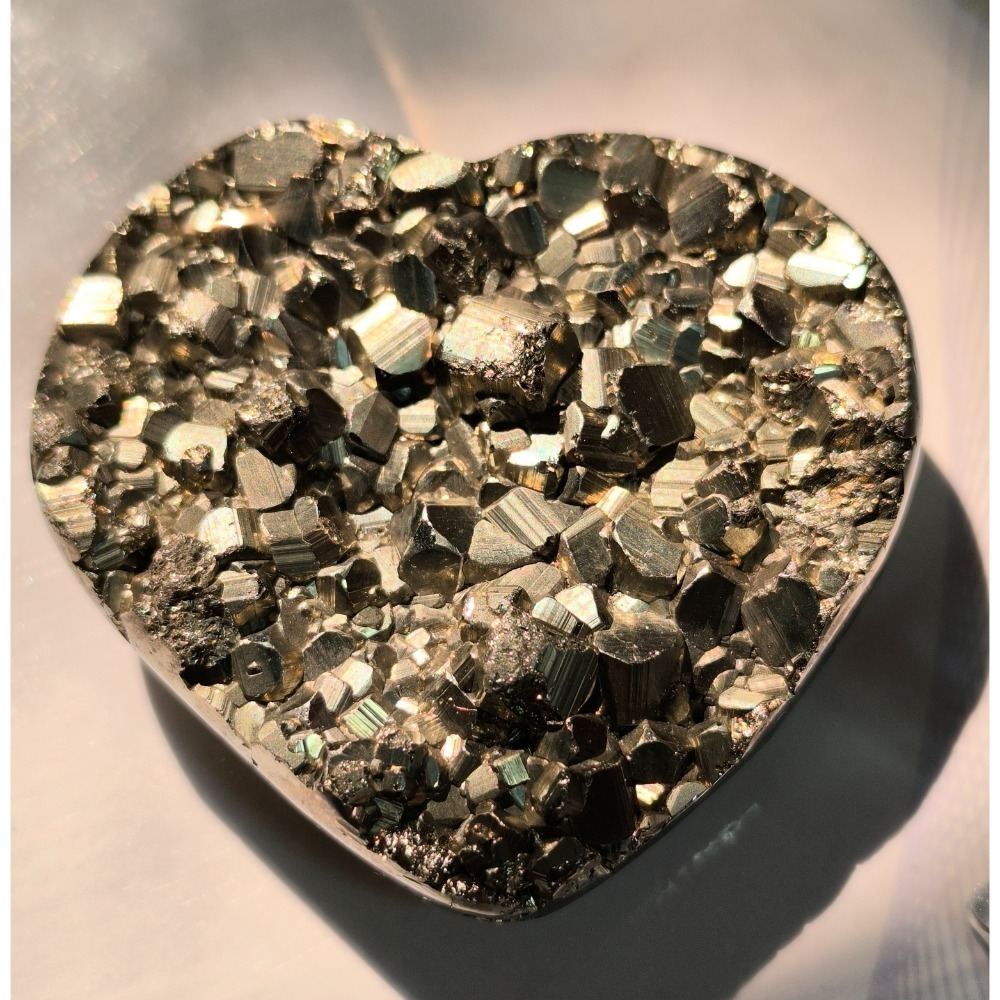 ❄️現貨❄️超閃黃鐵礦恐龍蛋 黃鐵礦開口笑  黃銅礦 黃鐵礦 擺飾 原礦擺飾 原礦 小擺飾 能量防護石 消除負能量 化煞-細節圖3