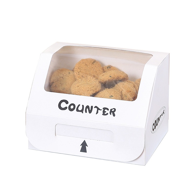 ❄️預購❄️透明掀蓋櫥窗盒 泡芙蛋糕捲包裝盒 毛巾捲包裝紙盒 甜點開窗盒 西點烘焙包裝盒 禮品盒 西點盒 手工餅乾盒 外-細節圖5