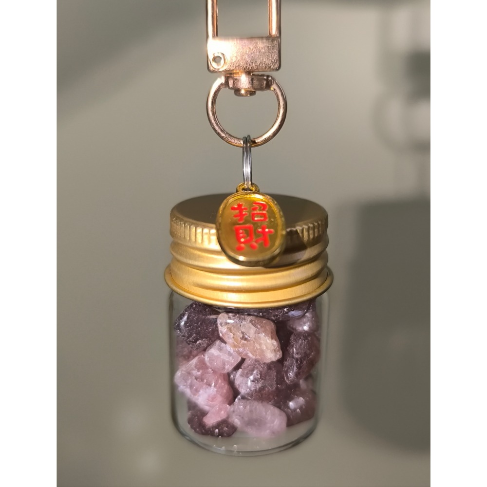 ❄️現貨❄️日系風水晶許願瓶 造型許願瓶 水晶碎石 橄欖石 白水晶 紫水晶 黃水晶 粉水晶 螢石 虎眼石 許願瓶 水晶包-規格圖3