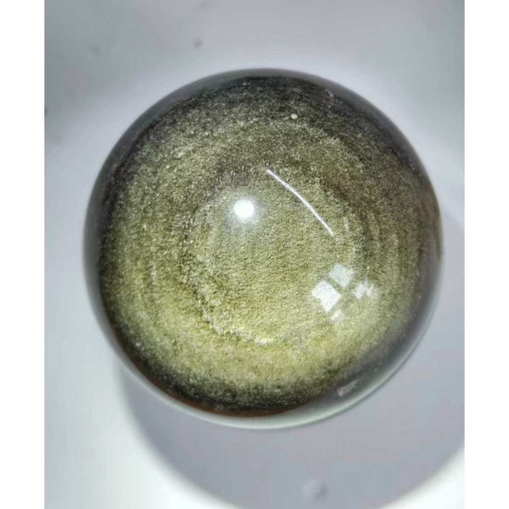 ❄️預購❄️天然雙眼金曜石圓球 金曜石球擺飾 金曜石 水晶金曜石 黑曜石 金曜石 銀曜石 擺飾 水晶球擺飾 辟邪 招財-細節圖2