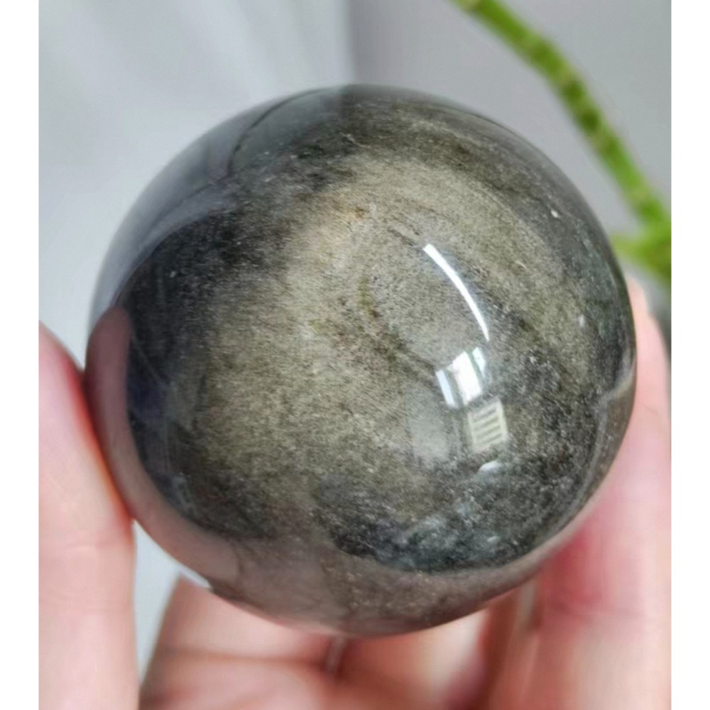 ❄️預購❄️天然雙眼金曜石圓球 金曜石球擺飾 金曜石 水晶金曜石 黑曜石 金曜石 銀曜石 擺飾 水晶球擺飾 辟邪 招財-細節圖6