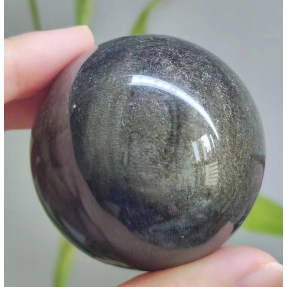 ❄️預購❄️天然雙眼金曜石圓球 金曜石球擺飾 金曜石 水晶金曜石 黑曜石 金曜石 銀曜石 擺飾 水晶球擺飾 辟邪 招財-細節圖8
