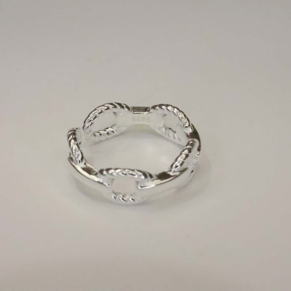 ⚡台灣快速出貨⚡𝐌𝐬. 𝐌𝐢𝐚𝐨 麻花編織戒指【AD100040】-細節圖4