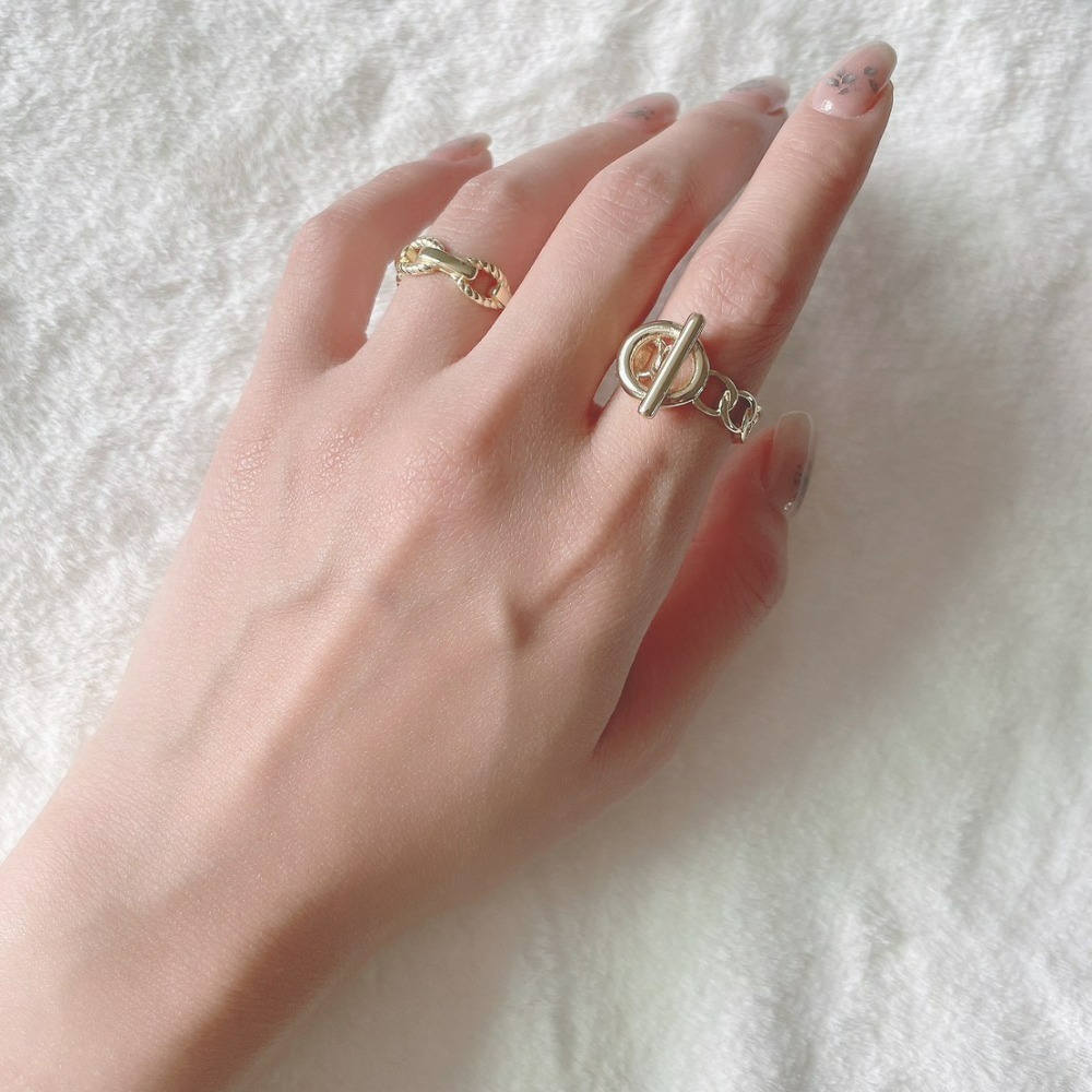 ⚡台灣快速出貨⚡𝐌𝐬. 𝐌𝐢𝐚𝐨 麻花編織戒指【AD100040】-細節圖5