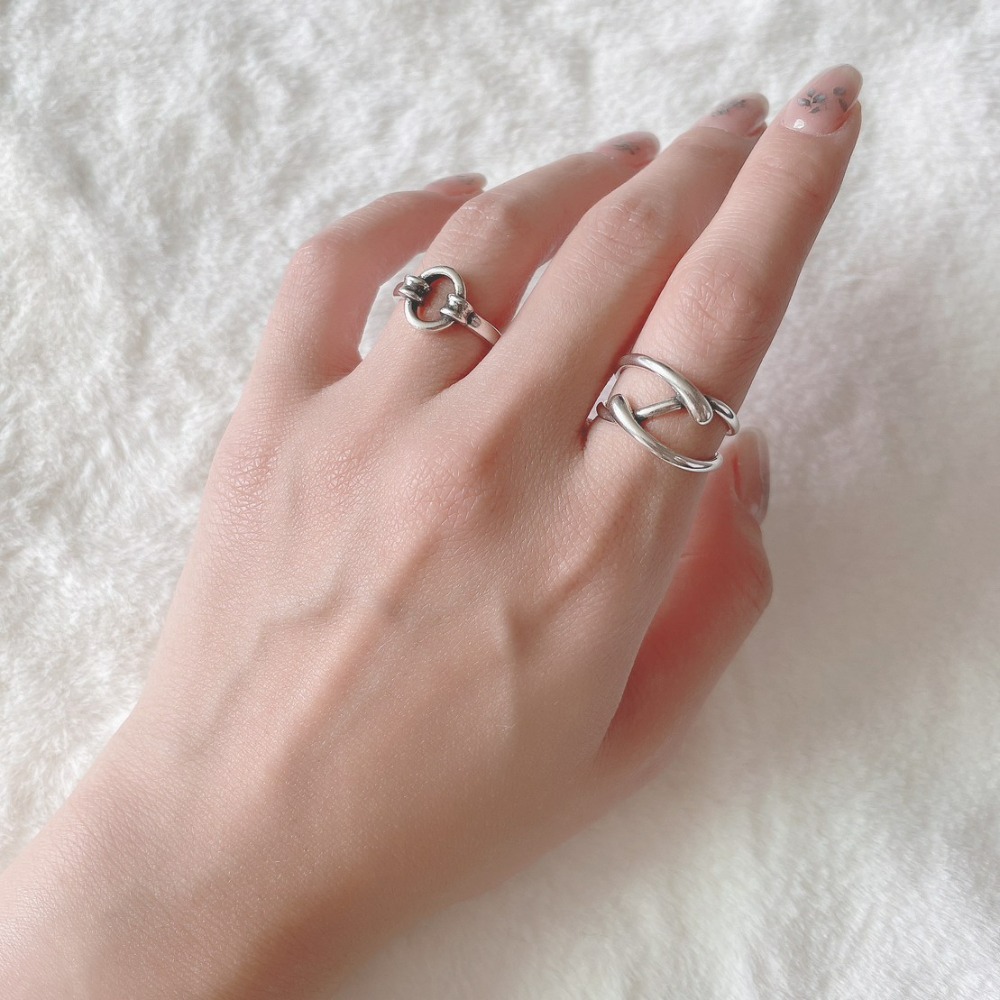 ⚡台灣快速出貨⚡𝐌𝐬. 𝐌𝐢𝐚𝐨 仿舊橢圓戒指【AD100051】-細節圖5