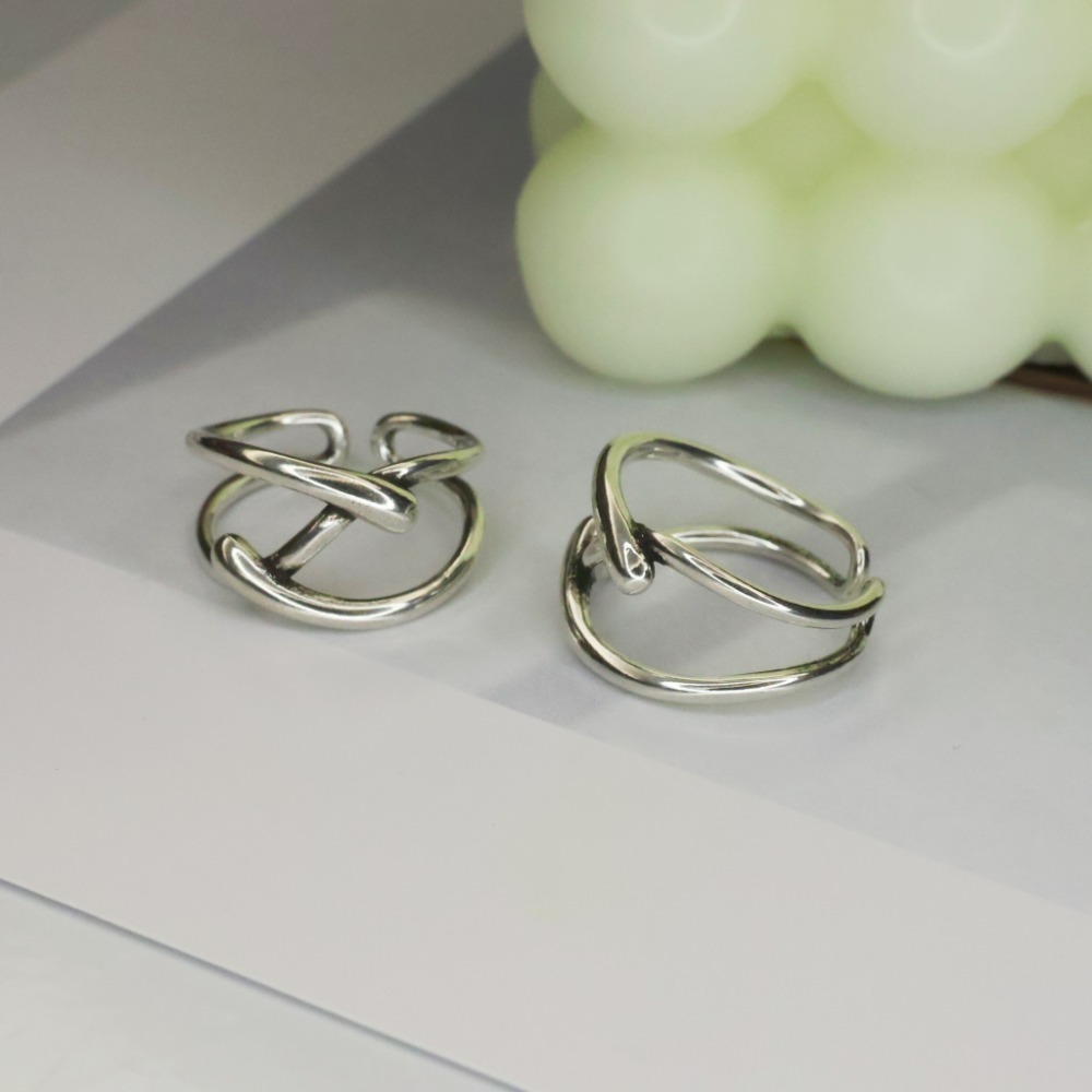 ⚡台灣快速出貨⚡𝐌𝐬. 𝐌𝐢𝐚𝐨 纏繞交疊戒指【AD100061】-細節圖2