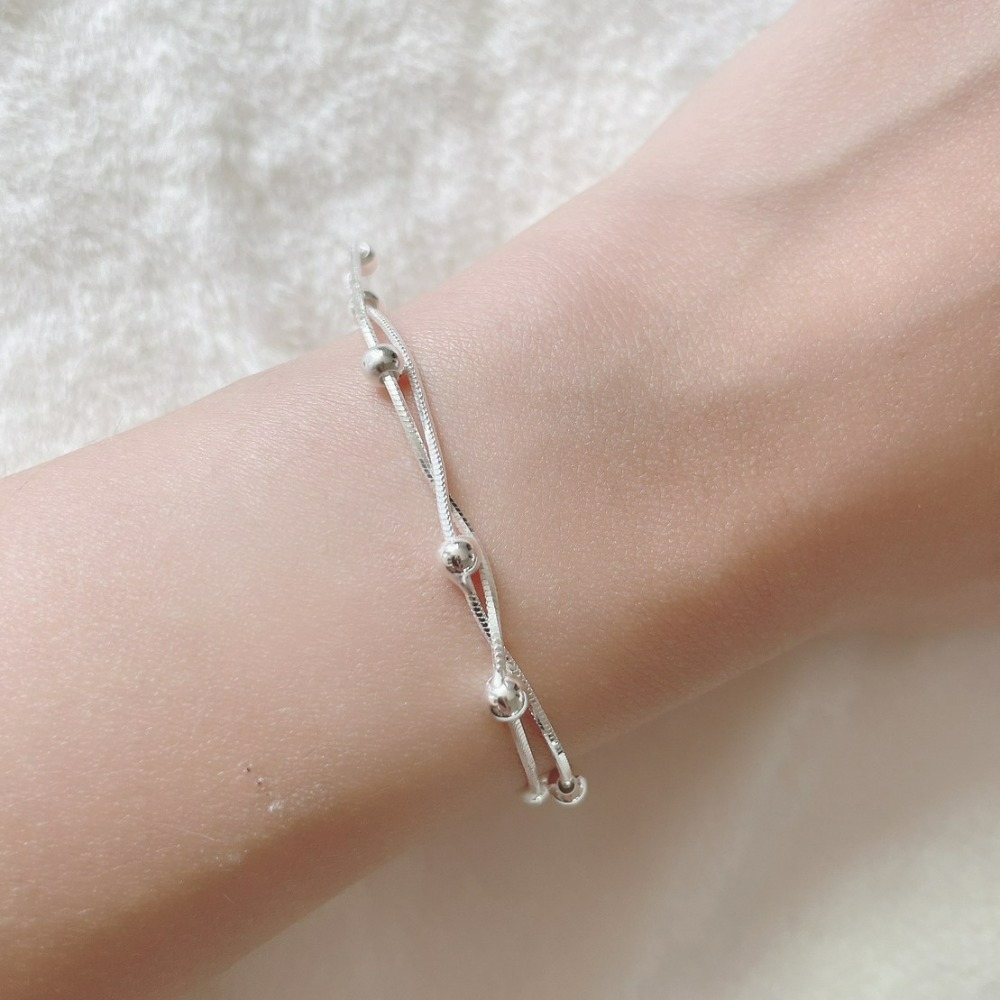 ⚡台灣快速出貨⚡𝐌𝐬. 𝐌𝐢𝐚𝐨 纏繞珠子手鍊【AD300741】-細節圖4