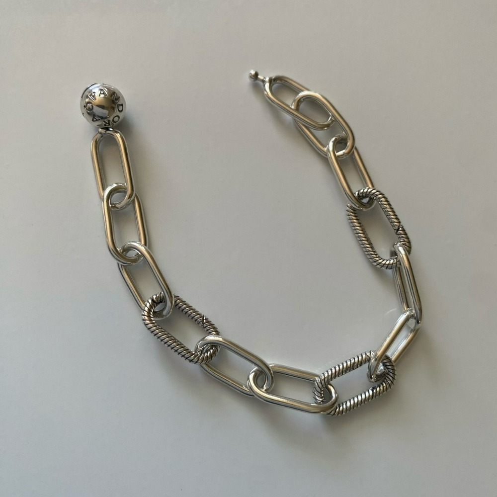 ⚡台灣快速出貨⚡𝐌𝐬. 𝐌𝐢𝐚𝐨 率性圓珠特殊扣手鍊【AM3007610】-細節圖4