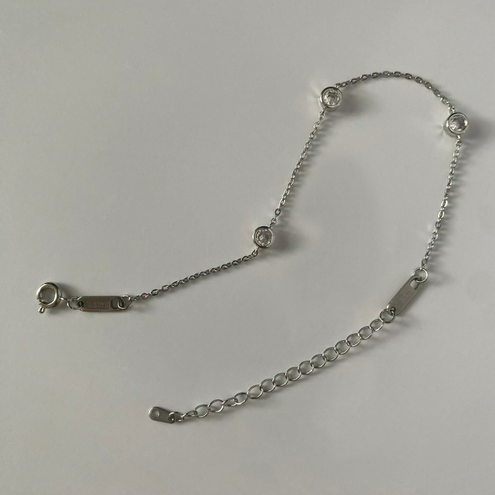 ⚡台灣快速出貨⚡𝐌𝐬. 𝐌𝐢𝐚𝐨 氣質鋯石手鍊【AL300851】-細節圖2