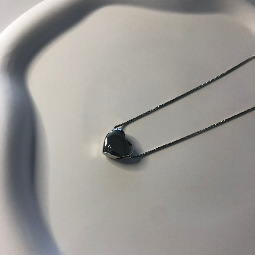 ⚡台灣快速出貨⚡𝐌𝐬. 𝐌𝐢𝐚𝐨 日常愛心項鍊【AD300681】-細節圖3