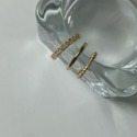 ⚡台灣快速出貨⚡𝐌𝐬. 𝐌𝐢𝐚𝐨 百搭鑲鑽耳夾三件組【AD200201】-規格圖5