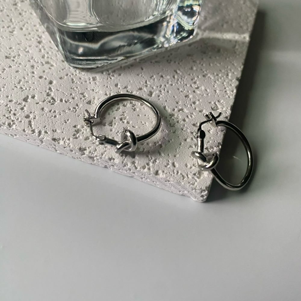 ⚡台灣快速出貨⚡𝐌𝐬. 𝐌𝐢𝐚𝐨 日常個性打結耳環【AD200261】-細節圖3