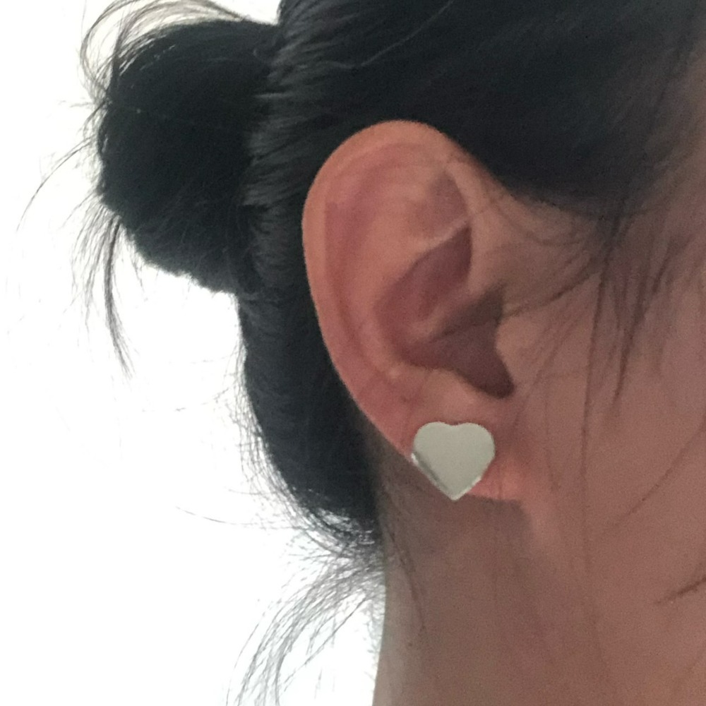 ⚡台灣快速出貨⚡𝐌𝐬. 𝐌𝐢𝐚𝐨 日常雙層愛心多種戴法耳環【AI200500】-細節圖8