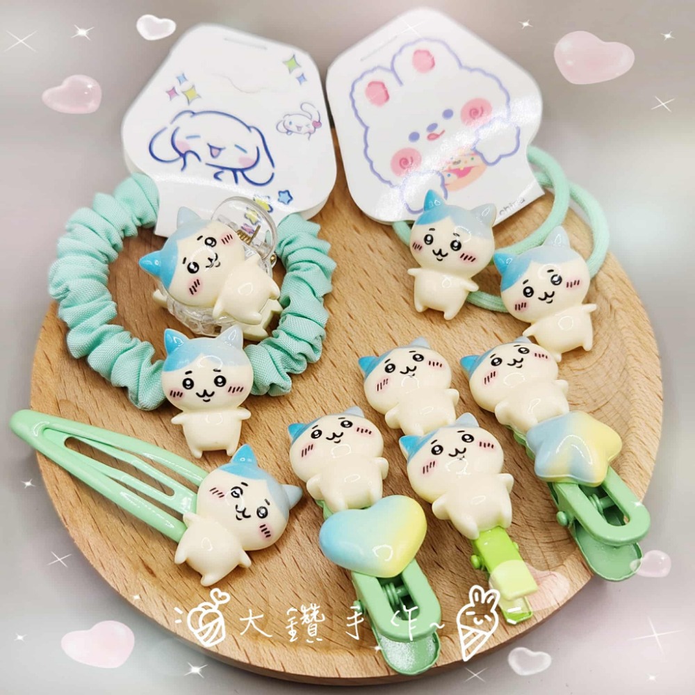 NB4 綠 小八-髮飾7件套