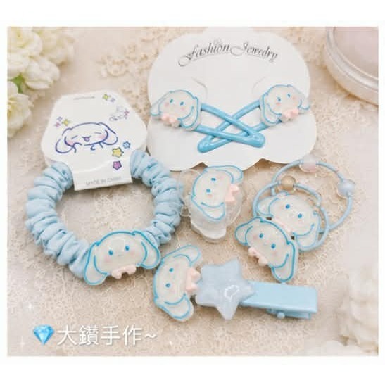 💎大鑽手作｜UB｜可愛角色髮飾套組｜髮夾＋髮圈多款搭配｜甜美少女系｜兒童髮飾｜送禮首選-規格圖4