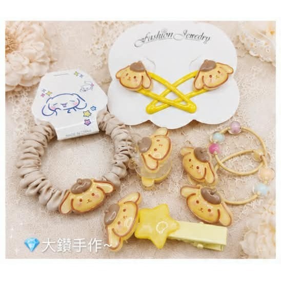 💎大鑽手作｜UB｜可愛角色髮飾套組｜髮夾＋髮圈多款搭配｜甜美少女系｜兒童髮飾｜送禮首選-規格圖4