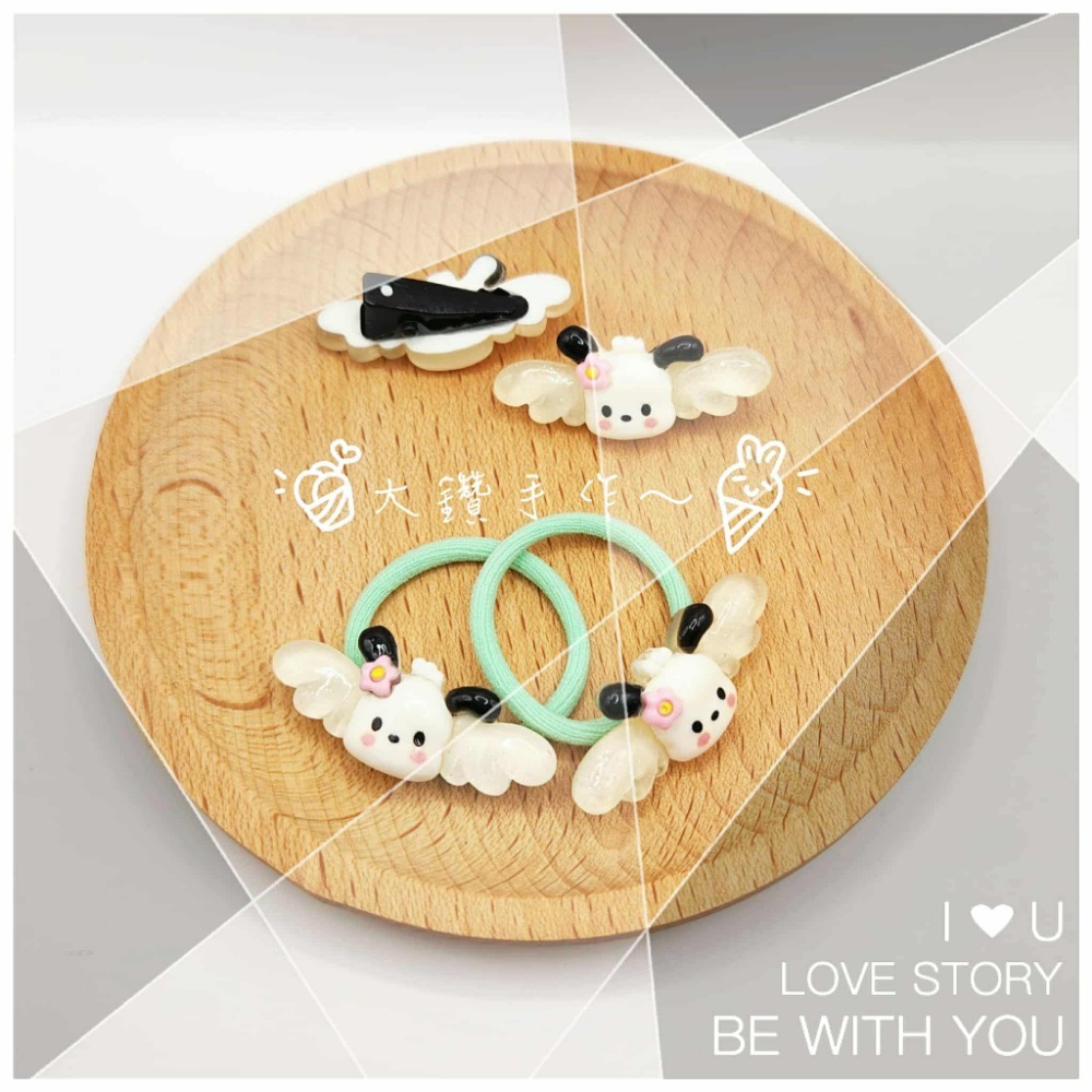 SA4 帕恰狗翅膀-兒童髮飾2件套