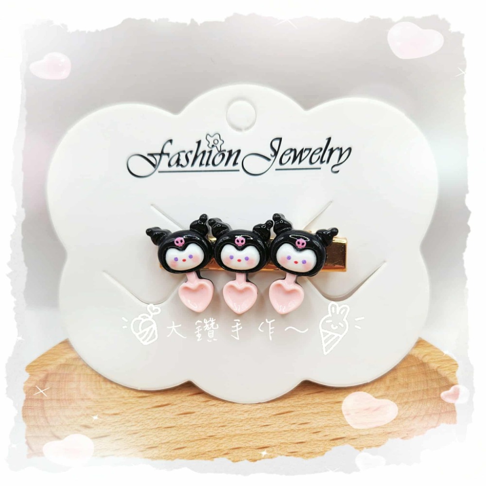 💎大鑽💎可愛卡通髮夾 三麗鷗造型髮夾 美樂蒂酷洛米大耳狗KT貓布丁狗帕恰狗髮夾 兒童髮飾 髮夾 大鑽手作～SC-規格圖2