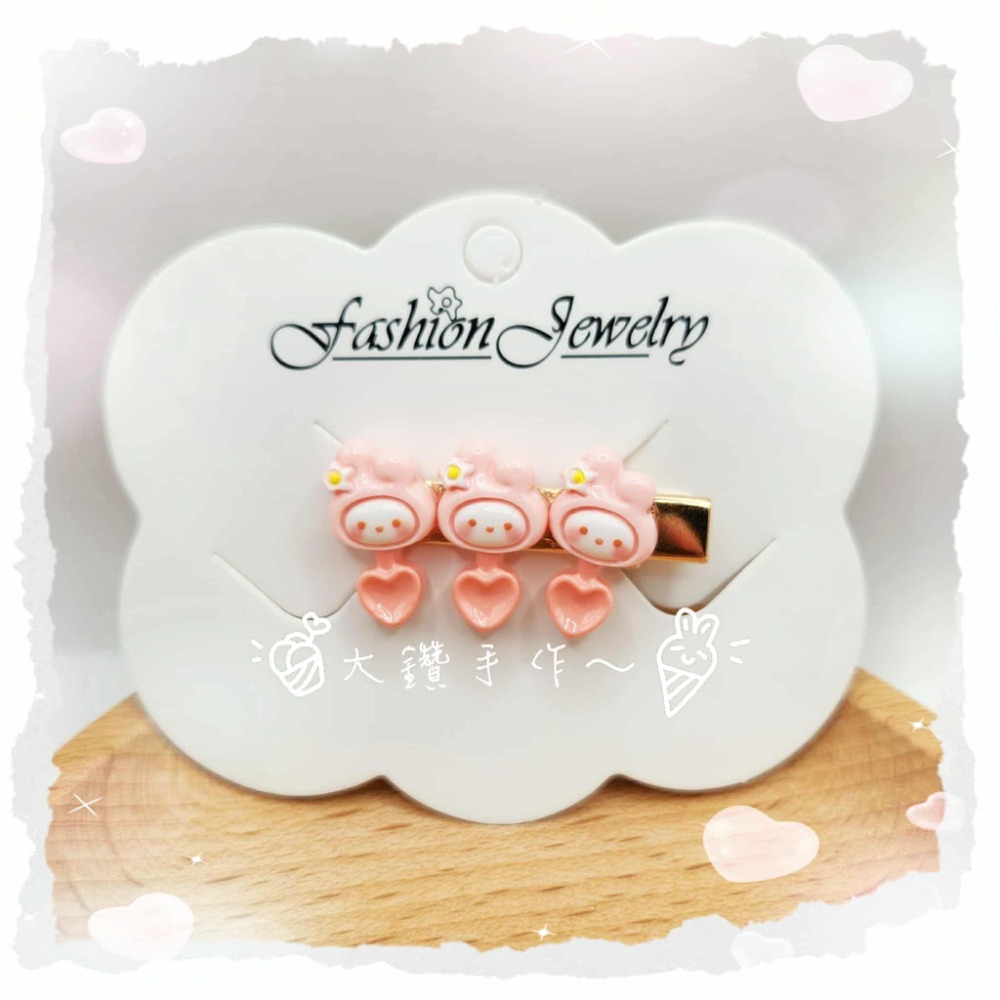 💎大鑽💎可愛卡通髮夾 三麗鷗造型髮夾 美樂蒂酷洛米大耳狗KT貓布丁狗帕恰狗髮夾 兒童髮飾 髮夾 大鑽手作～SC-規格圖2