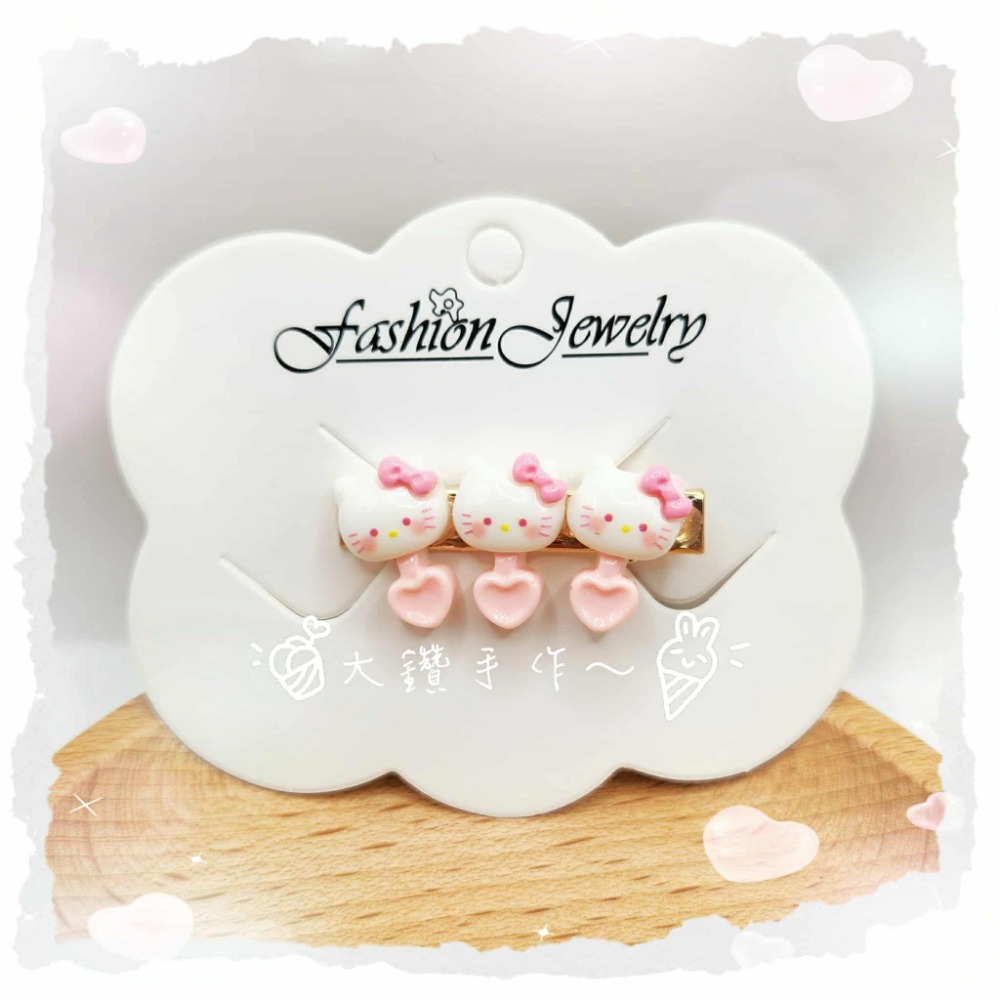 💎大鑽💎可愛卡通髮夾 三麗鷗造型髮夾 美樂蒂酷洛米大耳狗KT貓布丁狗帕恰狗髮夾 兒童髮飾 髮夾 大鑽手作～SC-規格圖2